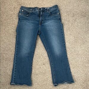 Women's High Rise Kick Fit Blue Jeans - Gap
